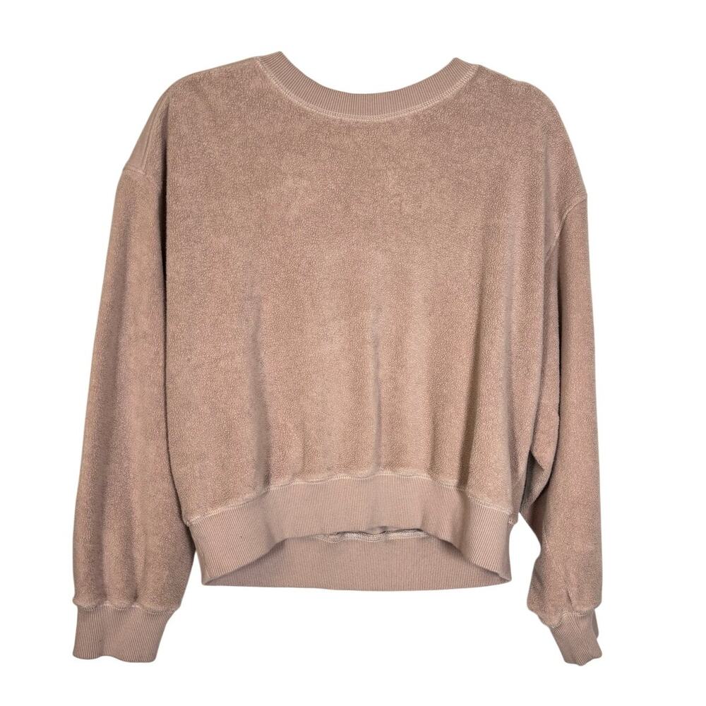 Nation LTD Sweatshirt Women's Medium Pink Terry - Picture 1 of 7